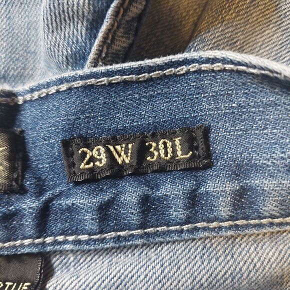 Helix Men's Jeans Size 29x30 Medium Wash Relaxed Fit Straight Leg - Picture 16 of 16